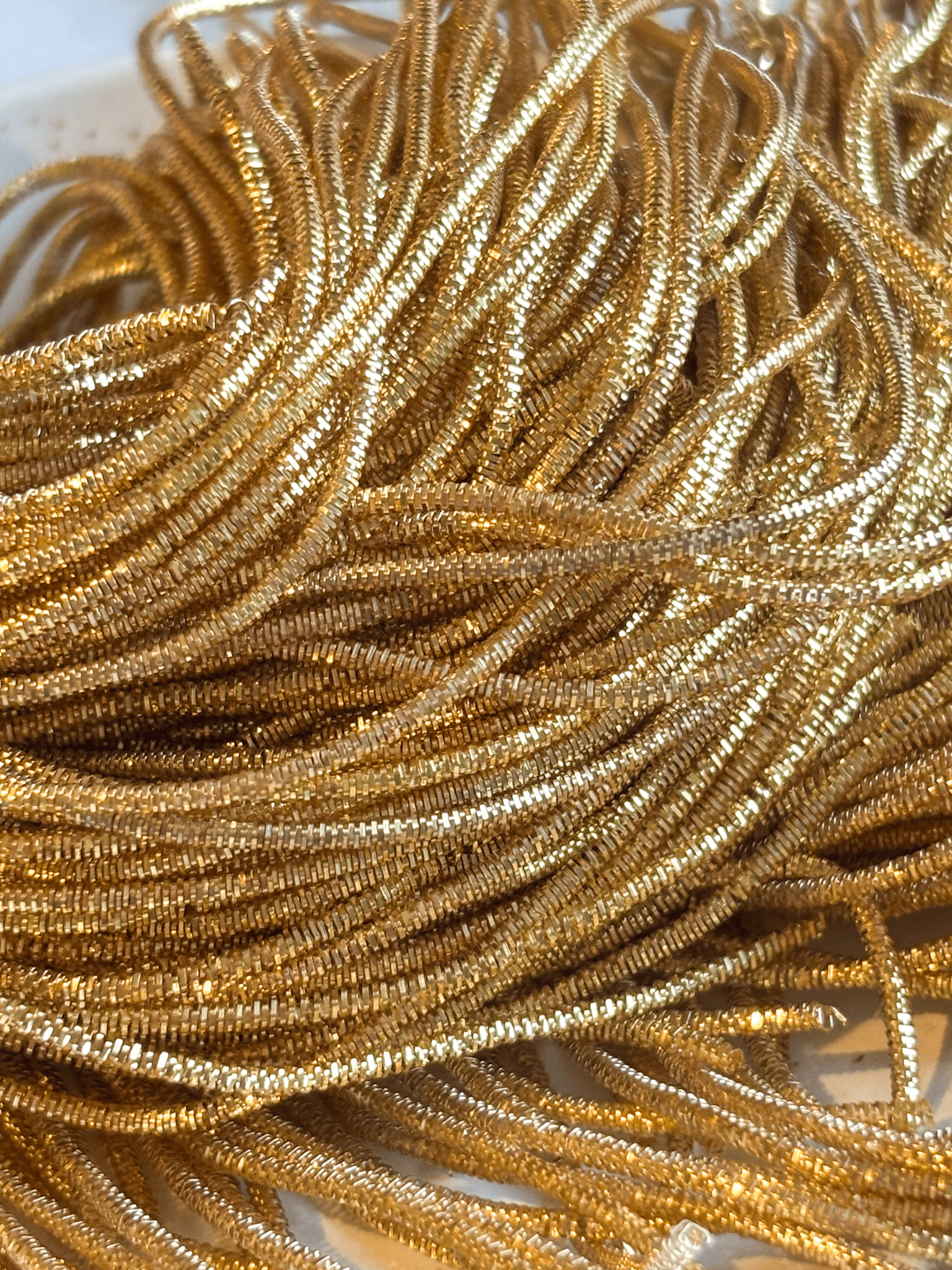 Cannetille frisée or - 1 mm