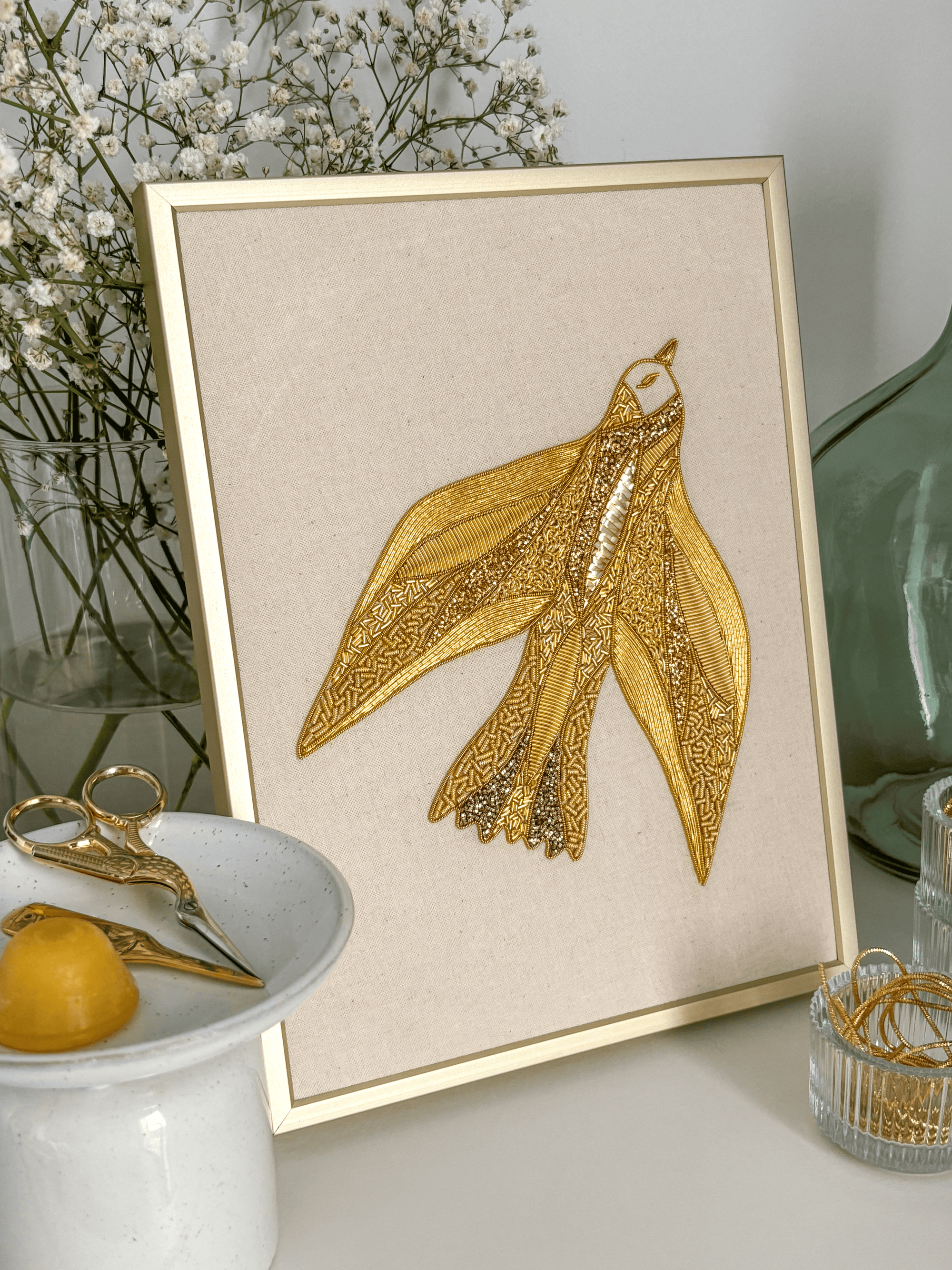 L'Oiseau d'Or - Kit Broderie Or