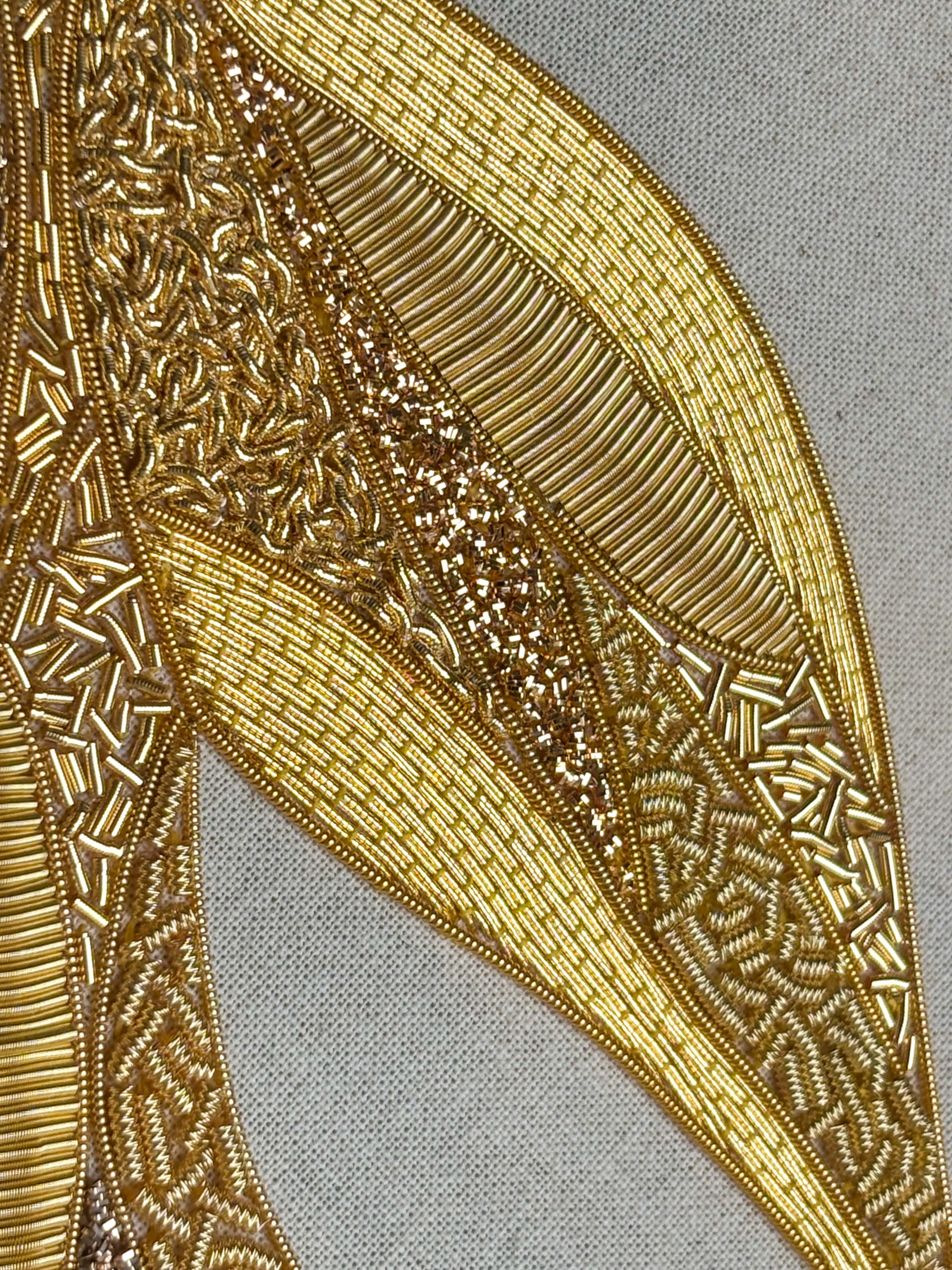 Exclusif ! L'Oiseau d'Or - Kit Broderie Or + Mellor plaqué or