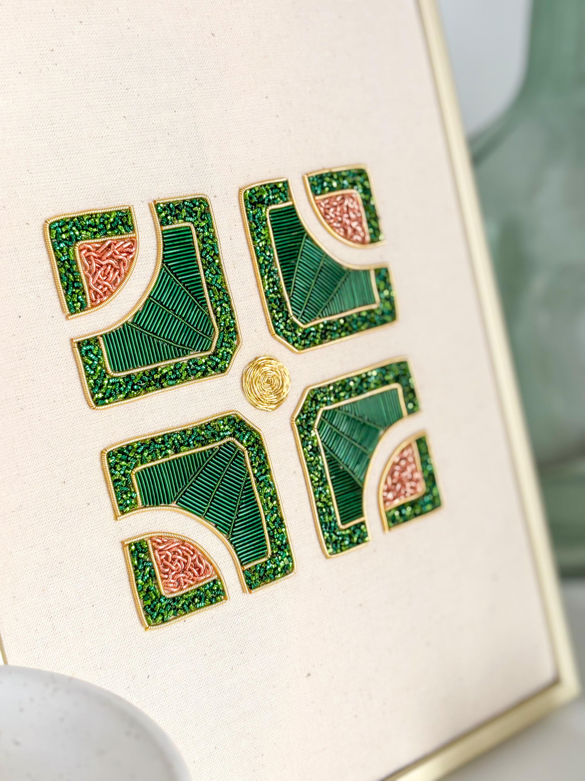 Jardin à la Française - Kit de broderie or