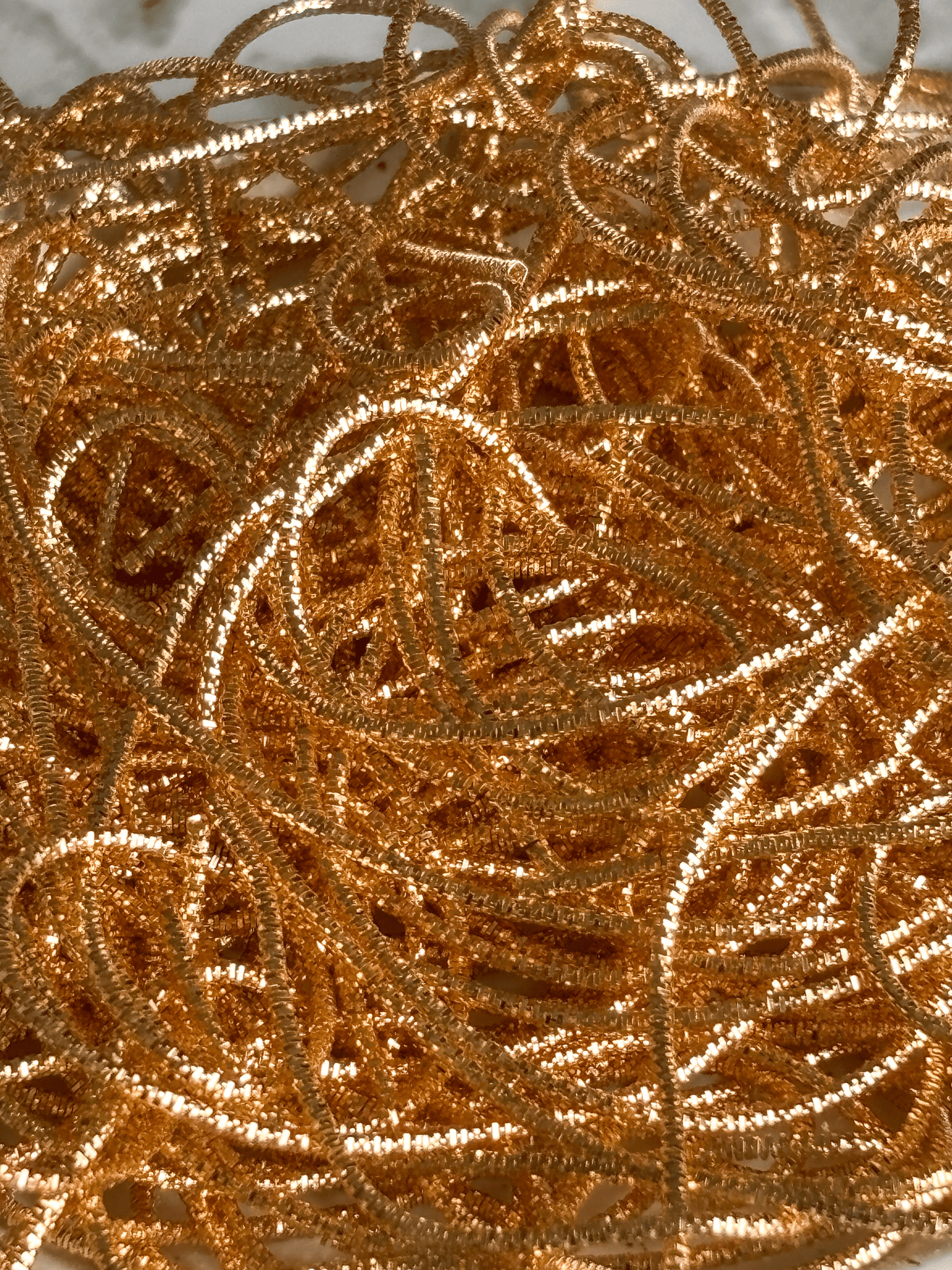 Cannetille frisée rose gold - 1mm