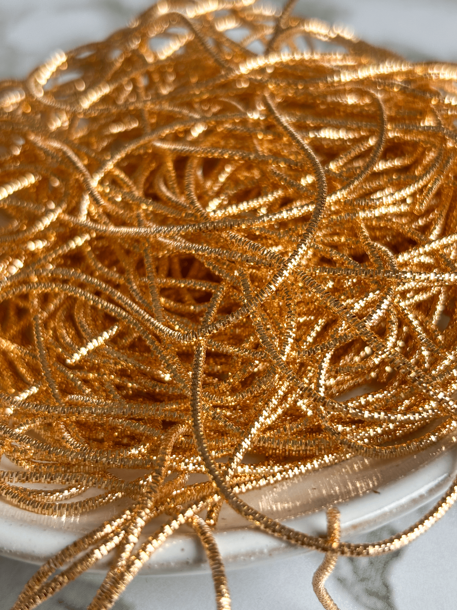 Cannetille frisée rose gold - 1mm
