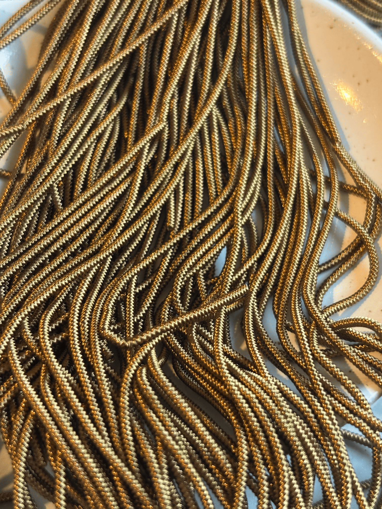 Cannetille perlée marron - 1,5 mm