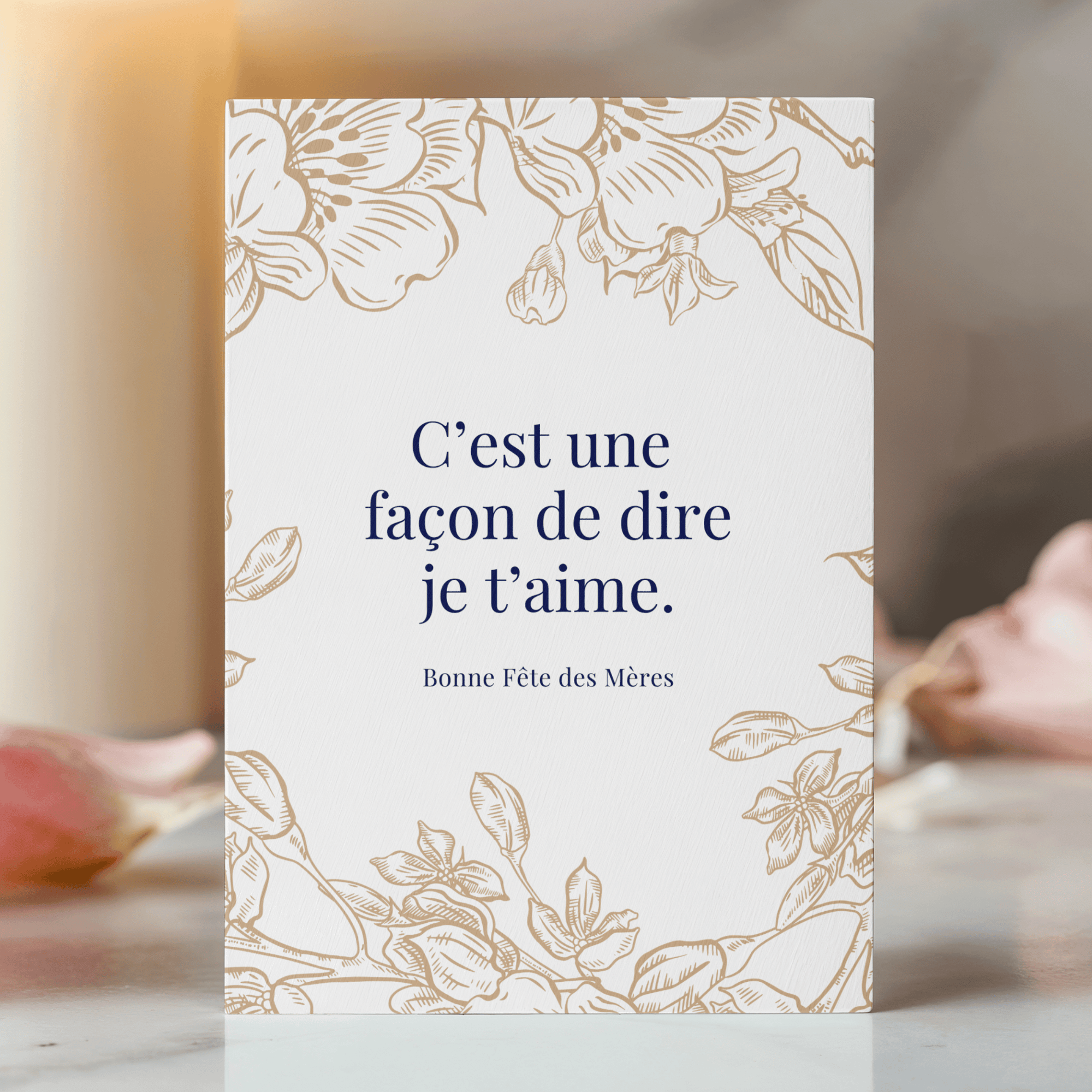 Les Lilies - Kit de Broderie Or