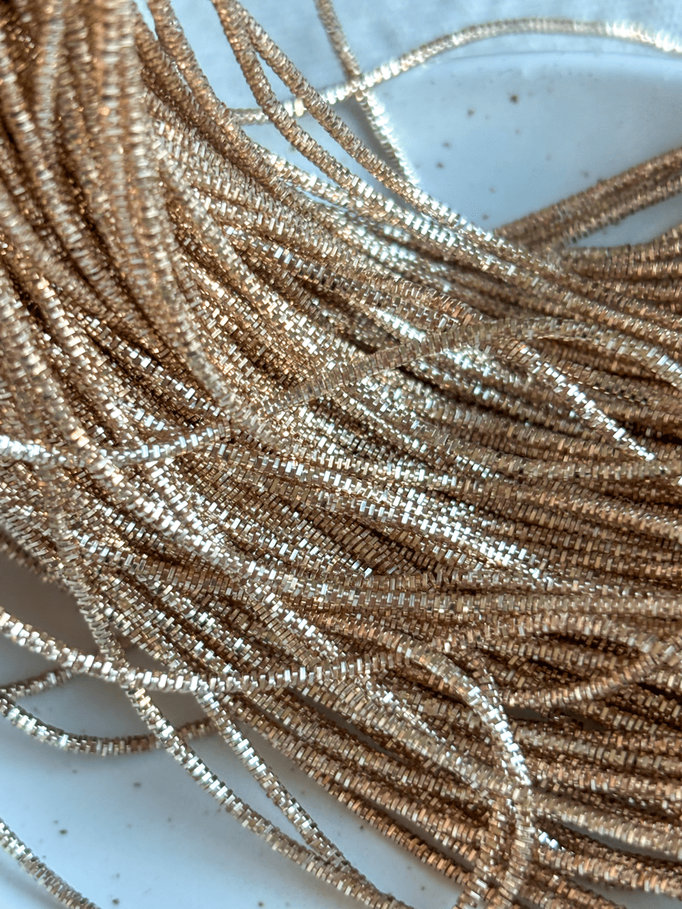 Cannetille frisée bronze - 1 mm