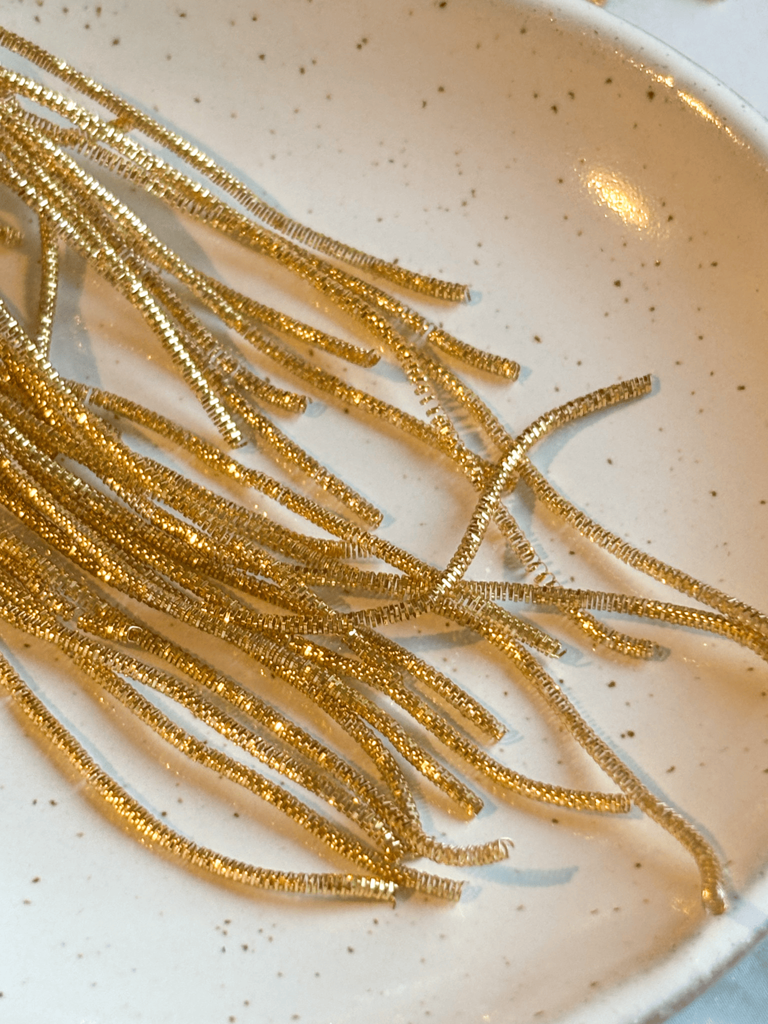 Cannetille frisée or - 1 mm