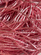 Cannetille frisée rose - 1mm