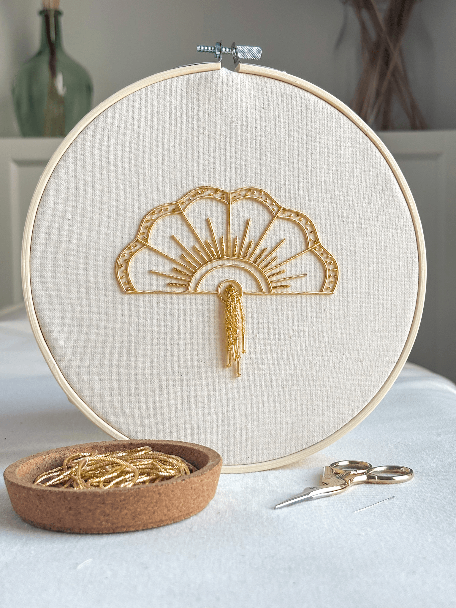 L'Eventail - Kit de Broderie Or