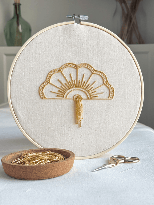 L'Eventail - Kit de Broderie Or