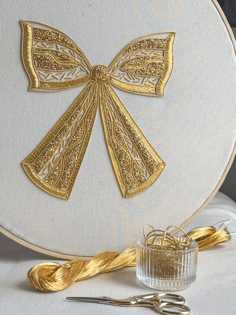 Le Ruban d'Or - Kit de Broderie Or