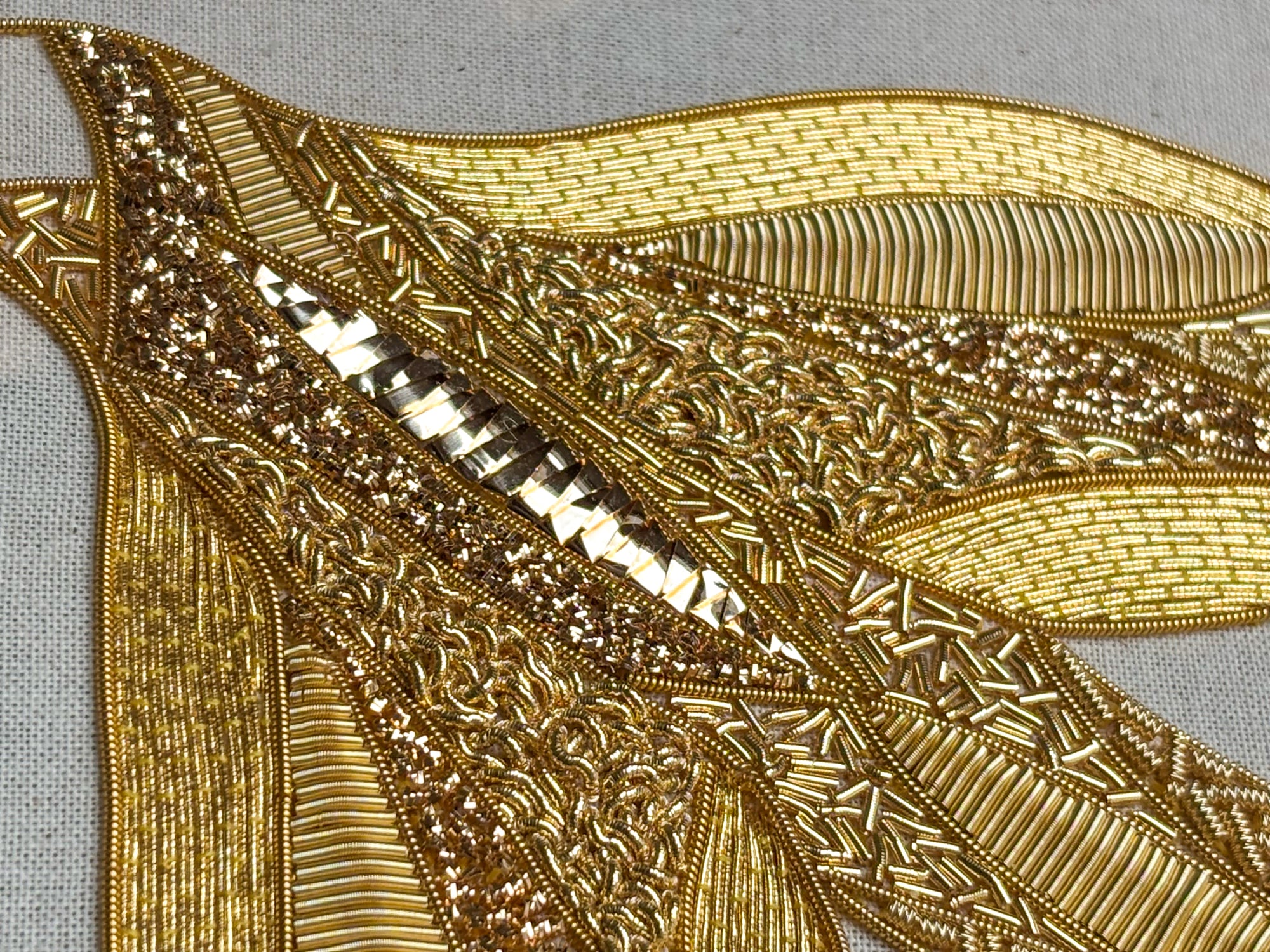 Exclusif ! L'Oiseau d'Or - Kit Broderie Or + Mellor plaqué or