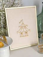 Le Temple du Jaseron - Kit de broderie or