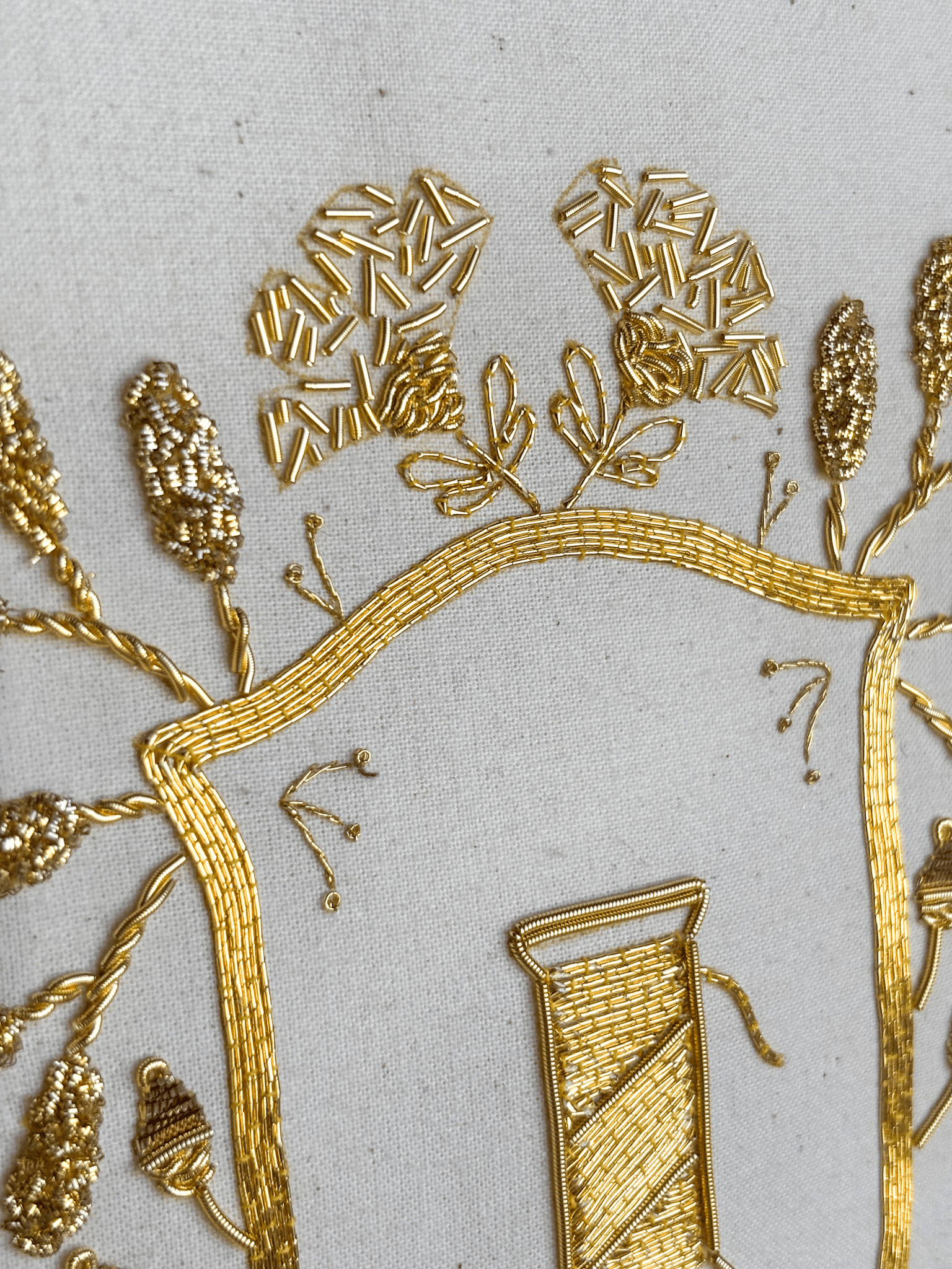 Armoiries du fil - Kit de broderie or