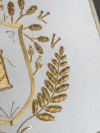 Armoiries du fil - Kit de broderie or