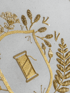 Armoiries du fil - Kit de broderie or