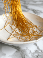 Cannetille lisse brilante or jaune - 0,5mm