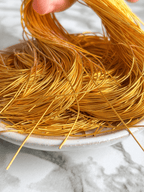 Cannetille lisse brilante or jaune - 0,5mm