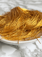 Cannetille lisse brilante or jaune - 0,5mm