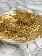 Cannetille lisse brillante or froid - 1 mm