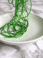 Cannetille frisée verte nénuphar - 1mm