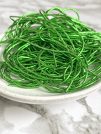 Cannetille frisée verte nénuphar - 1mm