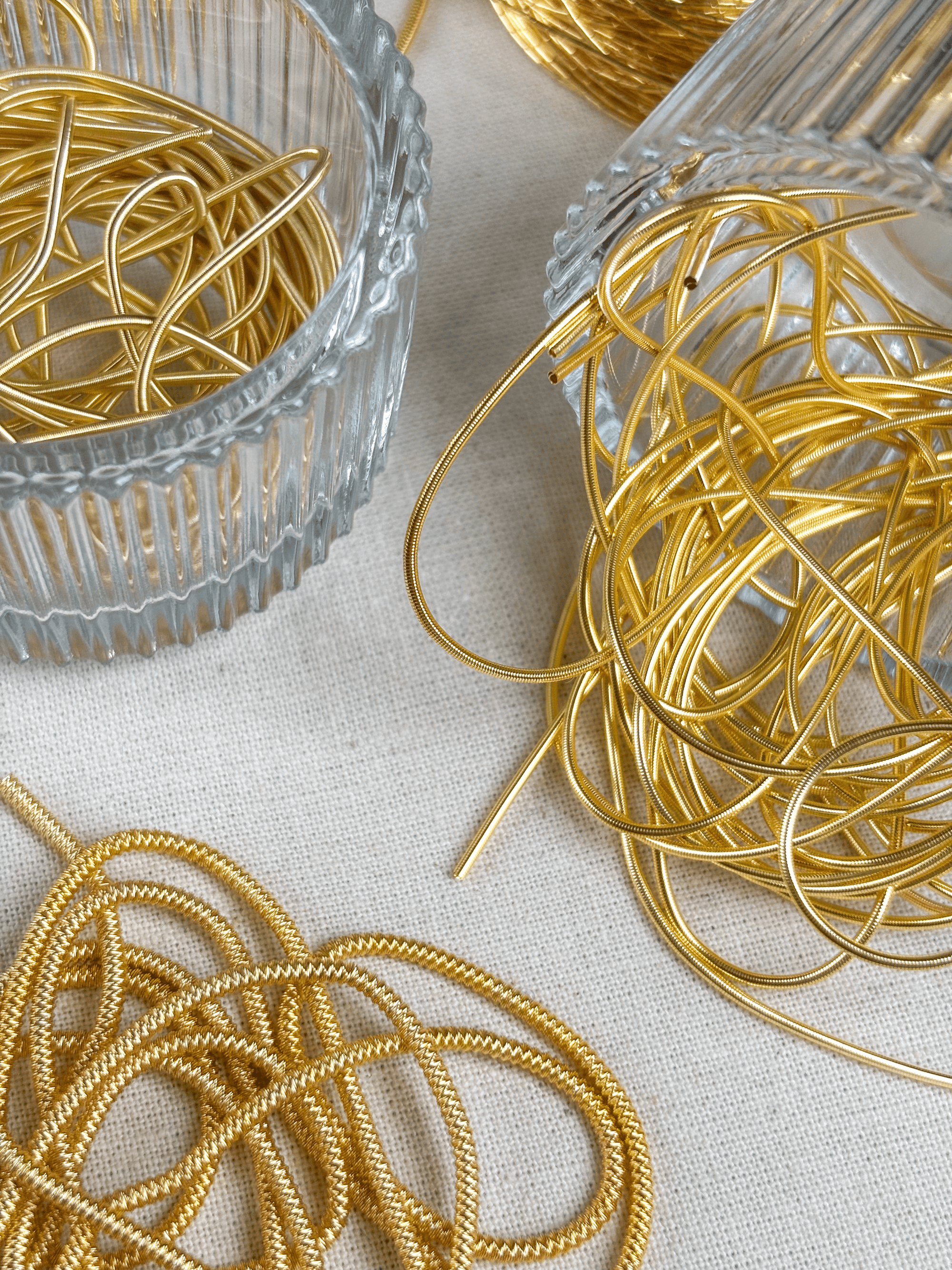 Exclusif ! L'Oiseau d'Or - Kit Broderie Or + Mellor plaqué or