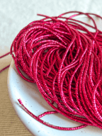 Cannetille frisée rose fushia - 1 mm