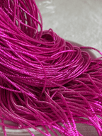 Cannetille frisée rose flash - 1 mm