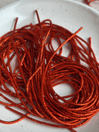 Cannetille frisée rouille orange - 1 mm