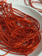 Cannetille frisée rouille orange - 1 mm