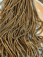 Cannetille perlée marron - 1,5 mm