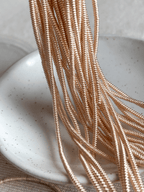 Cannetille perlée rose poudré  - 2 mm