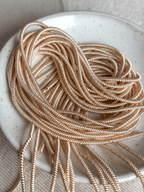 Cannetille perlée rose poudré  - 2 mm