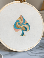 L'As de Pique - Kit de broderie or