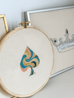 L'As de Pique - Kit de broderie or