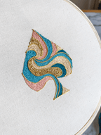 L'As de Pique - Kit de broderie or