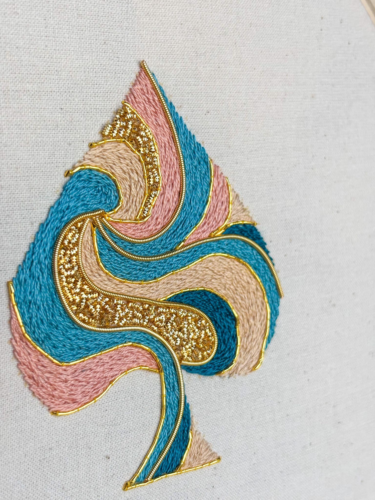 L'As de Pique - Kit de broderie or