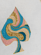 L'As de Pique - Kit de broderie or