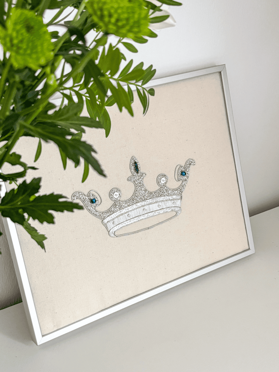 La Couronne d'Argent - Kit de broderie or