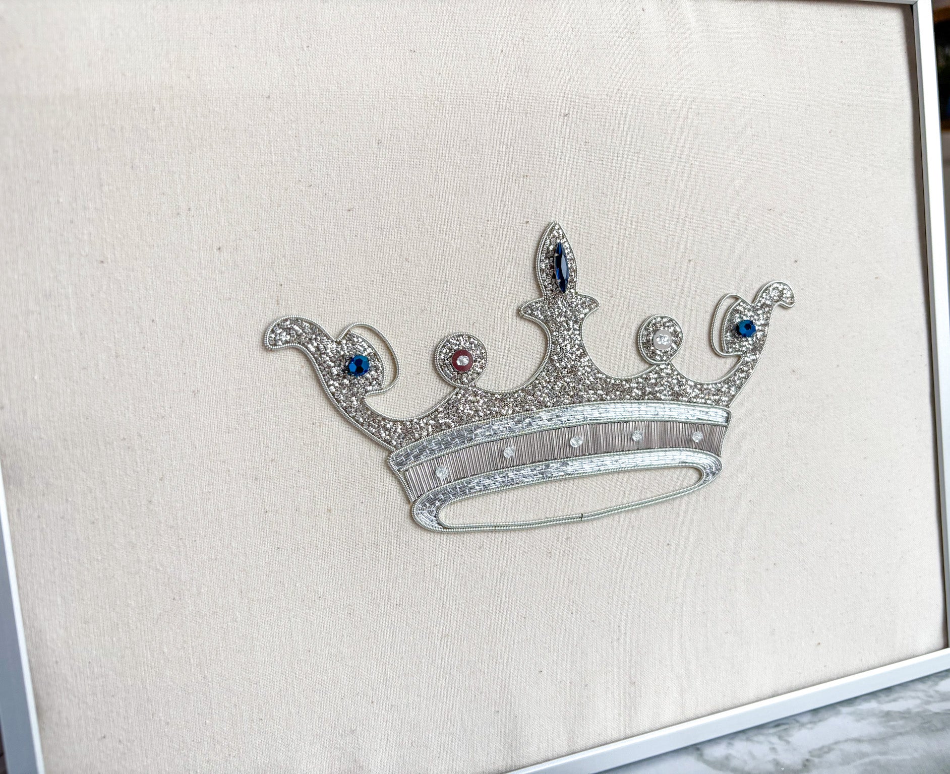 La Couronne d'Argent - Kit de broderie or