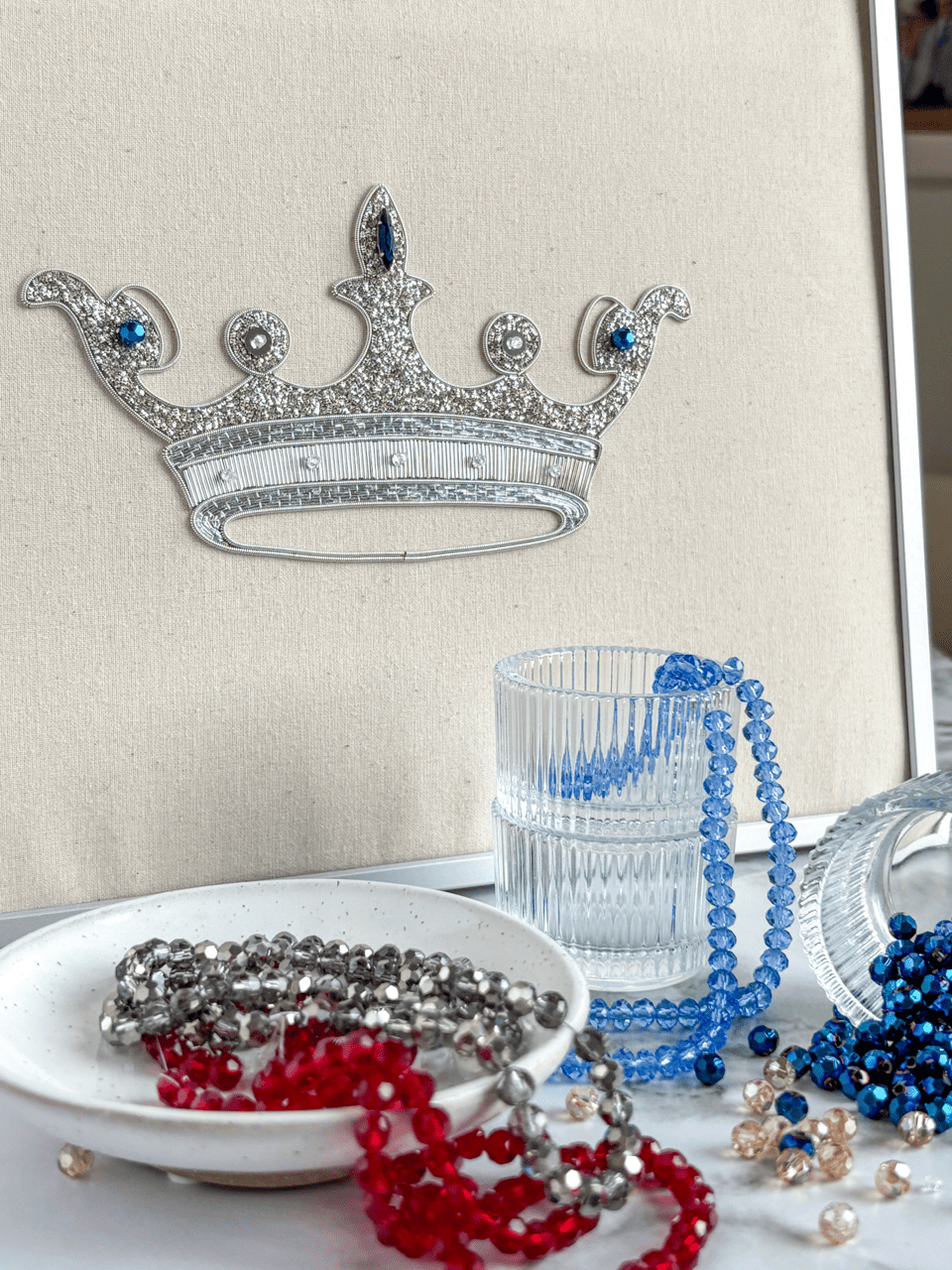 La Couronne d'Argent - Kit de broderie or